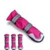 Venta Caliente en Amazon Suministros para Mascotas Zapatos para Perros Antideslizantes Resistentes al Desgaste con Más Terciopelo para Exteriores Botas de Invierno Largas Zapatos Deportivos para Perros