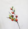 Ramas de Fruta de Granada Simuladas de 4 Puntas, Ramas de Fruta de 7 Cabezas, Flores Artificiales, Accesorios para Fotografía de Bodas para Exhibición en Sala de Estar, Plantas Simuladas