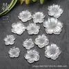 Venta Directa del Fabricante de Accesorios de Flor de Jade Espuma de Agua Natural con Agujeros Centrales para Hacer Horquillas y Broches DIY, Productos Semiacabados