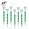 Tee de Golfe Foli Mais Vendido Transfronteiriço 83mm Tee de Plástico com Padrão de Trevo de Quatro Folhas Acessórios de Golfe