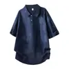 Camisa Polo con Solapa para Hombre 2026 Verano Delgada Transpirable Tie-Dye Americano de Manga Corta Casual Camiseta de Manga Corta para Hombre