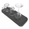 Xyt Bandeja de Drenagem de Silicone Tapete de Armazenamento Multifuncional Porta-copos Retangular Bandeja de Armazenamento para Utensílios de Cozinha Bandeja de Armazenamento para Frutas e Vegetais
