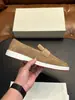 Mocasines de ante STN con suela blanda, slip-on casual, zapatos planos casuales transfronterizos europeos y americanos para hombre