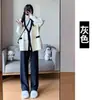 Pantalones de maternidad para otoño e invierno, pantalones anchos petite, pantalones rectos casuales forrados de polar, pantalones largos talla grande para el embarazo, para usar en primavera y otoño