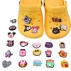 Lote Mixto de 100 Accesorios para Crocs, Accesorios de Zapato de Gama Alta, Hebillas de Zapato Suaves de Goma PVC, Flores Decorativas para Zapatos, Venta al por Mayor Aleatoria