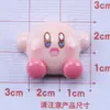 Brilhante Fofo Rosa Kirby DIY Cola de Creme Capa de Celular Caseira Acessórios de Cabelo Grampo Peças de Resina Venda por Atacado