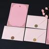 Sobre Rosa Romántico Hermoso Juego de Papel para Cartas Fresco Simple Confesión Romántica Estilo Antiguo Carta de Amor Papel Membretado con Lacre