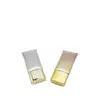 Manguera Cosmética BB Cream Envase Tubo Plano Aluminio Plástico Manguera de Alto Brillo Envase para Manguera de Base Líquida