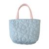 Bolsa de Almuerzo Acolchada Portátil de Color Contrastante Han Feng INS Bolsa de Almacenamiento para Snacks Bolsa Colgante para Cochecito de Bebé Bolsa para Mamá para Mujeres