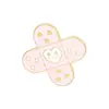 Broche de Insignia Creativo de Dibujos Animados Lindo Forma de Cápsula de Curita Botella de Medicina Letra Accesorios Versátiles para Ropa Bolsas