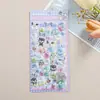 Pegatinas Divertidas Flotantes 3D de Dibujos Animados Diamante de Cristal Pegatinas Decorativas para Niños Pegatinas 3D Lindas en Relieve para Diario de Niña