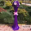 Columna de flores para pasillo de boda nuevo estilo arco de flores decoración de boda accesorios de decoración de pasillo columna de flores guía apertura de ceremonia de flores columna de flores de bienvenida