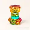 Novo Vidro Giratório Doze Animais do Zodíaco Rato Boi Tigre Coelho Dragão Cobra Cavalo Ovelha Macaco Galo Cão Porco Artesanato de Cristal Enfeites