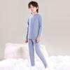 Conjunto de Roupa Íntima Térmica Grossa com Forro de Fleece Infantil de Inverno para Meninos e Meninas Fleece Grão Olímpico Extra Grosso Roupas de Outono Calças de Outono Pijama de Bebê