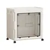 Caja de Almacenamiento de Ropa para Uso Doméstico, Gran Capacidad, Caja Organizadora Plegable Extra Grande con Tapa abatible, Armario de Almacenamiento para Ropa y Colchas de Temporada