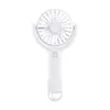 Ventilador de Mano Mini Slingshot Viento Potente Ventilador Portátil Recargable Ventilador de Refrigeración 3 en 1 de Mano Escritorio Colgante para el Cuello para Viajes al Aire Libre Camping Negro Blanco Rosa