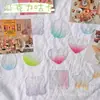 En Stock Envío Directo Acrílico Transparente Degradado Brillo Llavero DIY Colgante Pequeño Bandeja Acrílica Regalo Hecho a Mano