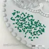 Rhinestones Pequeños Verdes Esmeralda de Base Plana para Uñas, Rhinestones Súper Brillantes con Forma de Gota de Agua y Mariposa, Decoraciones para Uñas al por Mayor