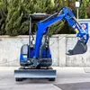 Exportar a Australia: Excavadora pequeña de 2.5 toneladas con control piloto hidráulico, rompedor multifuncional y pinza para troncos