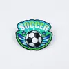 Broche Metálico Creativo de Fútbol Souvenir Personalizado de la Copa del Mundo Medalla Accesorios de Decoración para Ropa de Niños Mochila Insignia