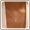 Collar Transfronterizo de Amazon Personalizado con Zircón de 26 Letras Colgante Inglés de Alta Gama Cadena para Clavícula Moda de Comercio Exterior Joyería