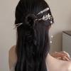 Horquilla de estilo antiguo, Accesorios para el cabello de alta gama de la dinastía Han, Horquilla, Accesorios para el cabello, Horquilla de flor retro de aleación, Ropa para mujer