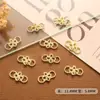 Nuevos accesorios de manicura de estilo de lujo ligero, mariposa de aleación K blanca con cinta, uñas ponibles, accesorios de metal hechos a mano para DIY