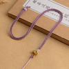 Cordón colgante de nudo chino de alta calidad tejido fino a mano DIY de cuatro hebras Collar de jade cera de abeja cuerda para el cuello cadena para suéter