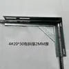 Suporte de Cantoneira de Ferro, Suporte de Cantoneira de Aço Galvanizado a Quente, Suporte de Prateleira, Rack de Ponte, Estrutura Triangular de Ferro, Suporte de Toldo Personalizado