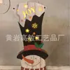 Suministro de Varios Artesanías de Decoración para el Hogar de Madera Regalo Forma de Árbol de Navidad Luz LED Calendario Adorno de Escritorio