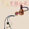 Colgante de Calabaza Espada Atrae Dinero Tallado en Madera Fulminada, Adorno de Mano Creativo de Madera de Azufaifo Yiming Xianyuan