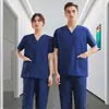 Lavagem de Roupas à Mão Roupas de Trabalho de Verão Finas de Manga Curta para Enfermeiras de Sala de Cirurgia Roupas para Escovar as Mãos de Doutores Roupas Cirúrgicas de Manga Longa Cuidados Médicos