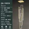 Lámpara de pasillo de apartamento tipo loft dúplex candelabro de escalera nórdico creativo lujo villa sala de estar moderna minimalista lámparas