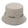 Chapéus de Pescador Masculinos e Femininos Novo Estilo Primavera e Verão Transfronteiriços, Chapéus Simples de Proteção Solar, Chapéus de Publicidade, Chapéus de Trilha e Viagem com Cordão