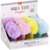 Caneta marca-texto Pompom divertida 4 cores