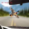 Decoração Pingente Desenho Animado Estilo Fresco Montado no Carro Transfronteiriço Novo Modelo Acrílico Plano 2D Acrílico Padrão Emblema Profundo Indústria