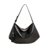 Bolsa de Hombro Cruzada para Mujer Estilo Minimalista de Comercio Exterior Gran Capacidad con Borla para Otoño Temprano Versátil Casual para el Trabajo