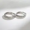 Anillo de Glaciar Dulce Erosionado de Colores para Hombres y Mujeres Pareja un Diseño de Nicho Weilan Corazón Ajustable Anillo de Amor a Larga Distancia
