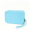 Bolsa de Armazenamento de Silicone para Viagem Novo Modelo Transfronteiriça, Bolsa Portátil de Grande Capacidade para Guardar Chaves, Porta-Moedas para Batom e Maquiagem