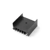 Disipador de calor de aluminio 30*33 * 16.5MM negro con pines TO-3P TO-247 bloque de aluminio disipador electrónico