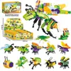 Compatible con Robot de Bomberos de Ingeniería de Alta Tecnología 8 en 1 Le8 Mecha Bloques de Construcción Educativos de Ensamblaje de Partículas Pequeñas Juguete Set de Regalo
