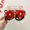 Horquilla de Año Nuevo Antigua para Niños con Borla Accesorios para el Cabello Ropa de Actuación Hanfu Accesorios Cheongsam Par de Horquillas Accesorios para el Cabello de Año Nuevo