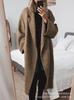 2026 Site Independente Transfronteiriço da Amazon Temu Casaco Trench Coat de Lã Multicor Multitamanho Feminino Roupa Externa Feminina