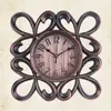 Relógio de quartzo moderno para sala de estar, fonte clara, hora de viagem precisa, decoração, relógio de parede, moldura de plástico tridimensional oca