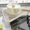 Suporte de Panelas de Cozinha Canto da Bancada Tripé Panela Fogão a Gás Suporte Lateral Prateleira de Armazenamento Triangular Prateleira de Armazenamento Anti-queimadura