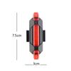 Luz trasera de bicicleta recargable por USB, luz de advertencia trasera con carga USB, equipo de conducción nocturna, luz trasera de bicicleta