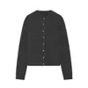 AliExpress transfronterizo 2026 Primavera Nuevo Casual de Color Sólido para Mujer Manga Larga Cuello Redondo Chaqueta Sencilla 6771114