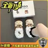 Lindas Pantuflas de Gatito de Dibujos Animados de Pelo Plano para Mujer, Moda Otoño e Invierno, Felpa Gruesa de Suela Gruesa, Forro de Lana, Zapatos de Algodón Cálidos, Tendencia
