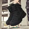 1601 Botas Tácticas para Hombre Tallas Grandes Transfronterizas Entrenamiento Puntera Anticolisión Antideslizantes Resistentes al Desgaste Botas Militares Botas de Senderismo