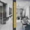 Maçanetas de Porta de Hotel Estilo Chinês em Estoque, Maçanetas de Porta de Sala Privada de Clube Minimalista, Maçanetas de Porta de Correr de Abertura Dupla